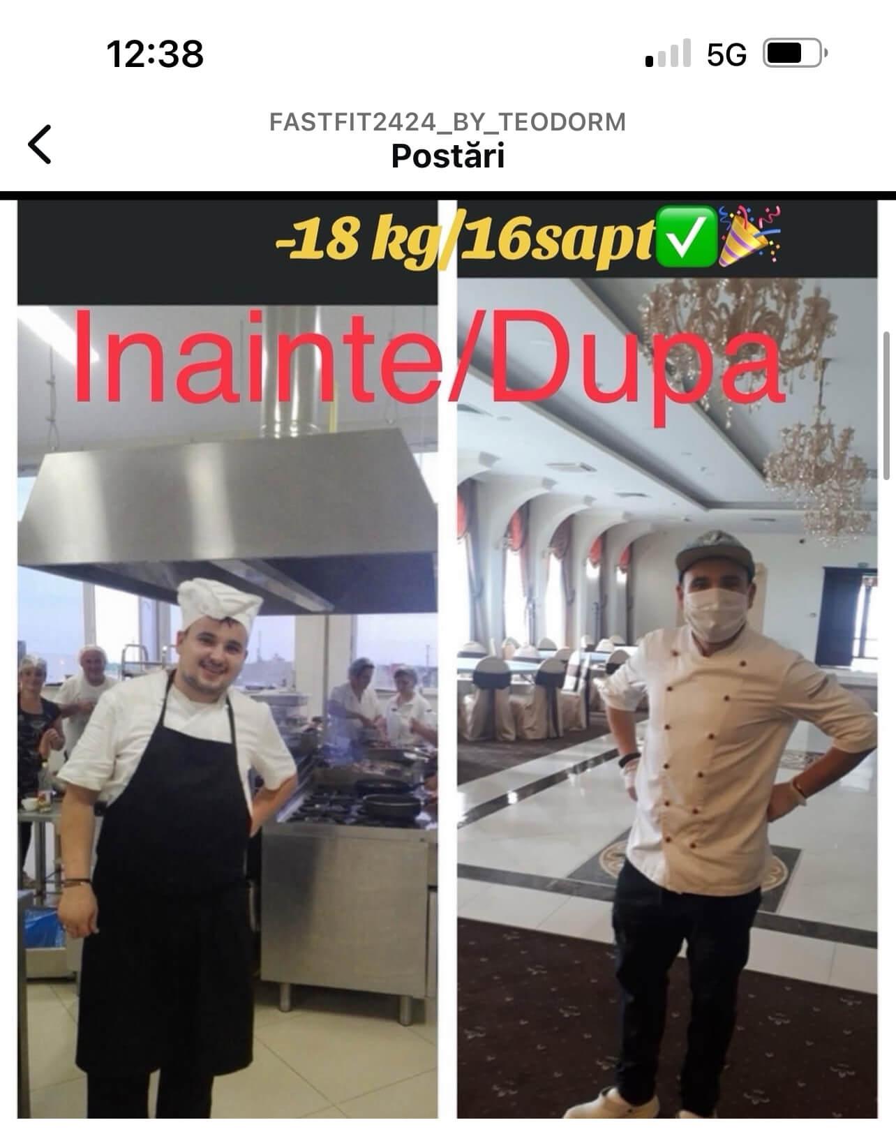 Fotografie de progres a unei cliente, publicată cu acordul ei (3)