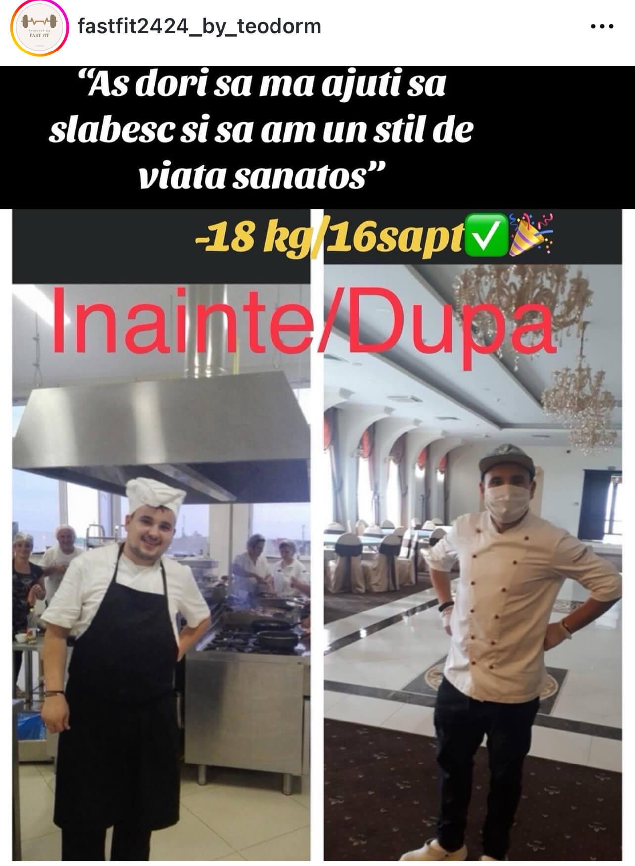 Fotografie de progres a unei cliente, publicată cu acordul ei (4)
